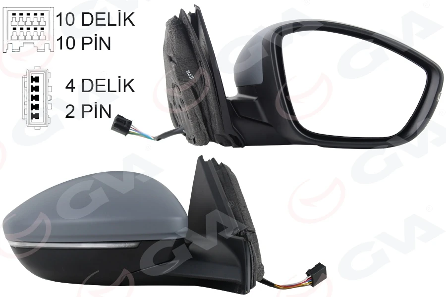 Dış Di̇ki̇z Aynası Sağ Elektri̇kli̇ Isitmali Si̇nyalli̇ Katlanir Sensörlü Astarli Ç.aydinlatmali Konveks 208 19-Corsa F 19-10h10p 4h2p