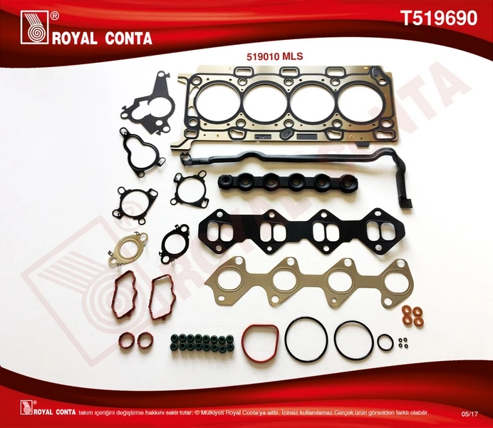 Üst Takım Conta Laguna II-III 150 Hp-Trafic II 90/115 Hp 2.0 Dci M9r Motor Reinz Subap Lasti̇kli̇