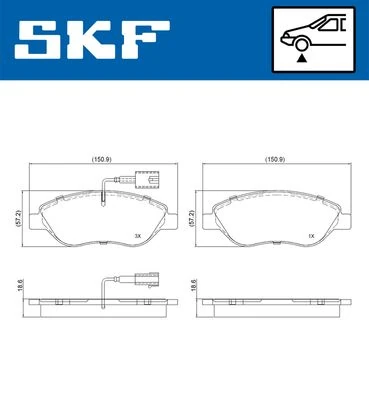 Ön Fren Balatasi Fi̇şli̇ Fiat Bravo II 08>14 Egea HB 15> Alfa Romeo Mito 08>15 Lancia Delta III 08>14 1.3d Mtj 1.4tb 1.6d Mtj 1.9d Mtj 2.0d Mtj Büyük Ti̇p