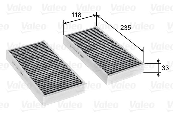Polen Filtresi Takımı BMW F40 F44 F45 F46 F48 F39 . Mini F54 F55 F56 F57 F60 Karbonlu
