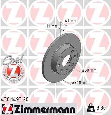 Ön Fren Aynası Corsa C 1.0-1.2 16v 01>11 240x11x4dl Dolu