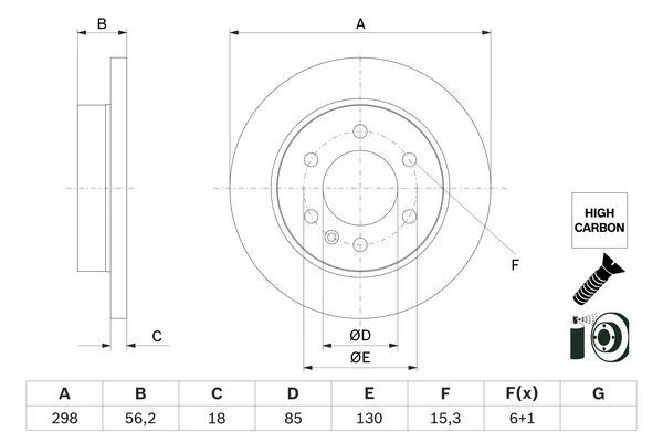 Fren Diski Arka Mercedes Sprinter B907 B910 18> Elektronik Park Freni