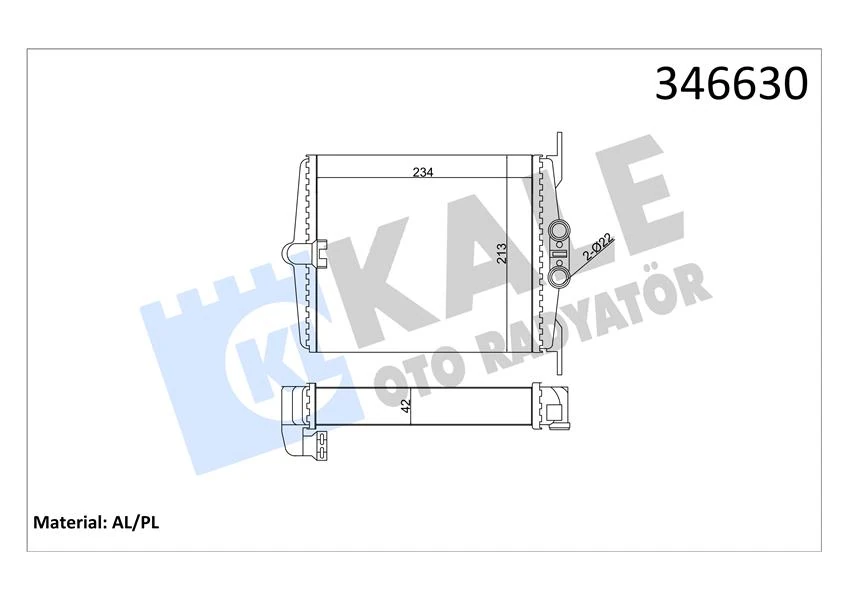 Kalorifer Radyatoru Mercedes S-Class W140 Sasi No: A133638