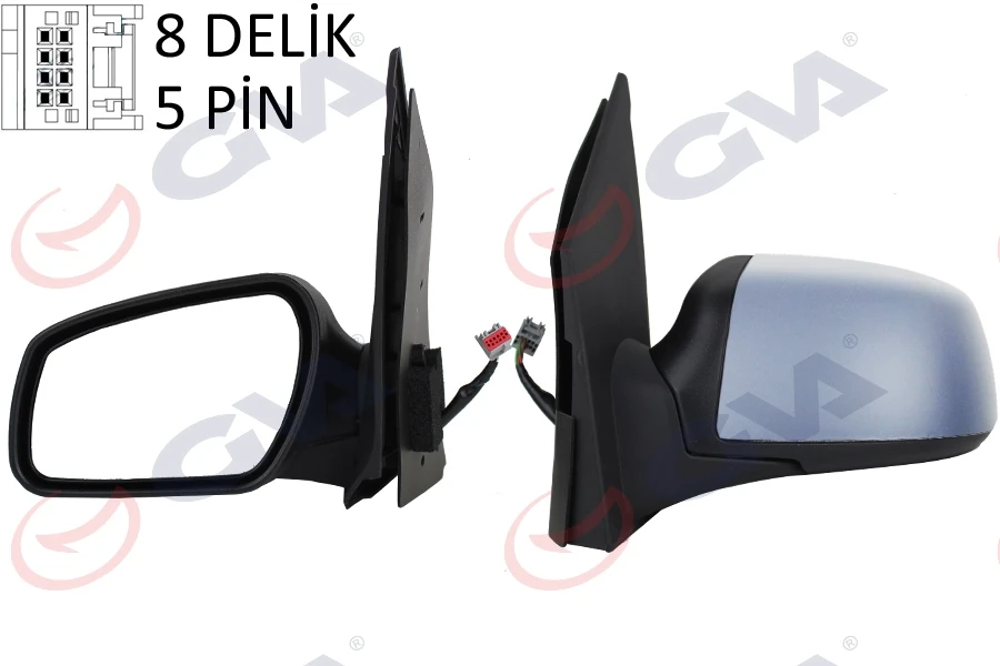 Dış Di̇ki̇z Aynası Sol Ford Fi̇esta 05> Elektri̇kli̇ Isitmali Astarli 5 Fi̇ş Vm-6312ehpl