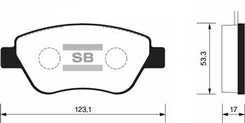 Ön Fren Balata Fiat Doblo 05-10 / Panda 04-10 / Opel Corsa 1.3l Cdti 06-14