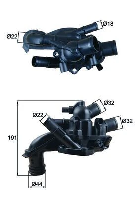 Termostat 105 C Mini N16 N18 R55 R56 R57 R58 R60 R61