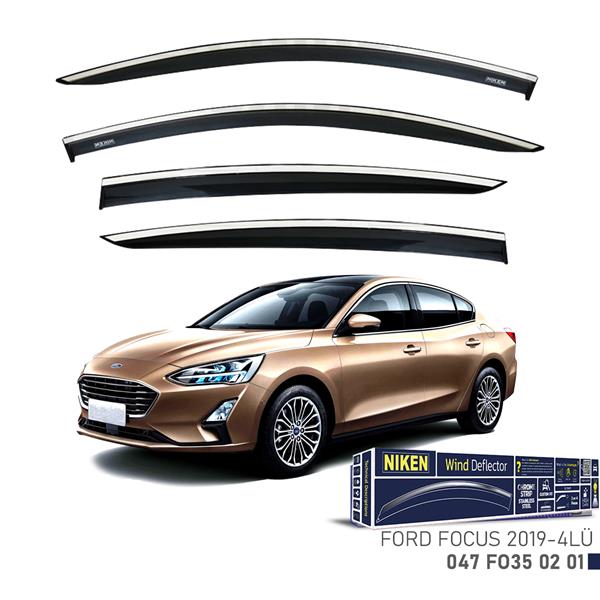 Kromlu Cam Rüzgarliği Ford Focus 2019-4lü