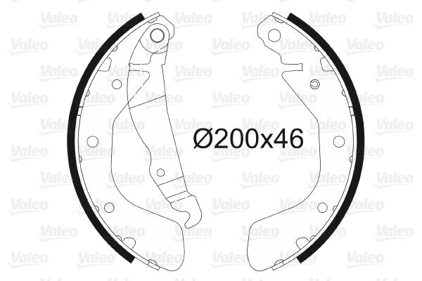 Arka Pabuç Balata Corsa C 00-09 Vectra A 93-95 Astra F 91-98 Lacetti 05 Nubira 03 200x46