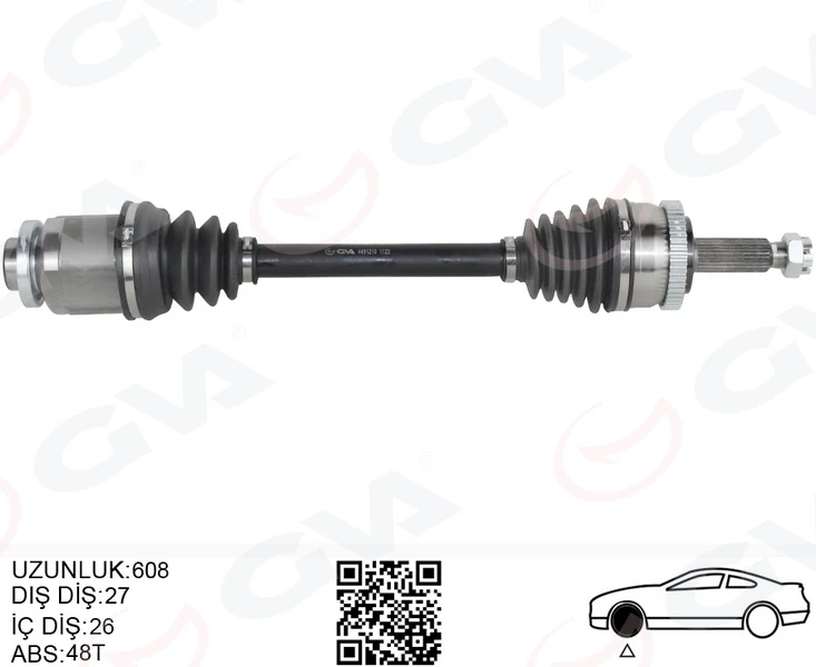 Komple Aks Ön Sağ Hyundai Tucson Jm 2.0 Crdi Absli 04-10
