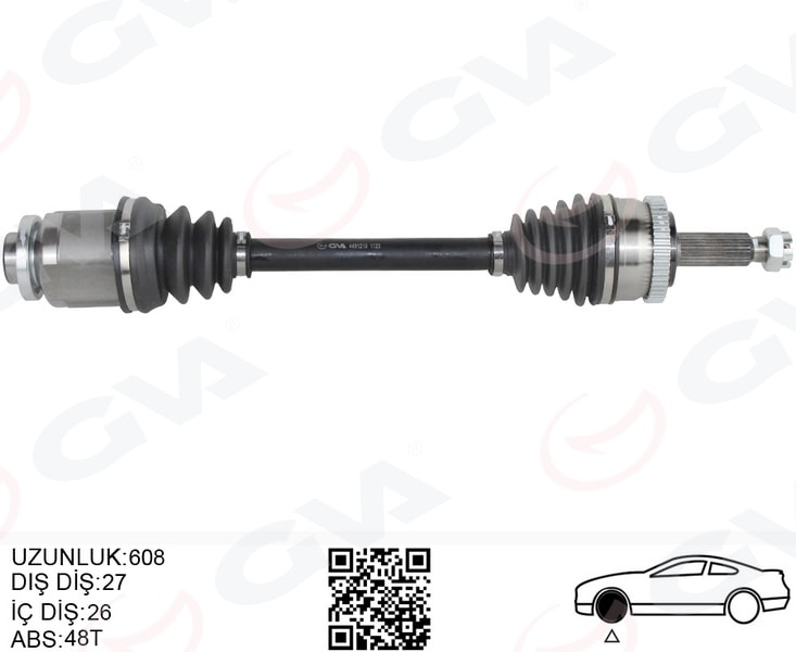 Komple Aks Ön Sağ Hyundai Tucson Jm 2.0 Crdi Absli 04-10