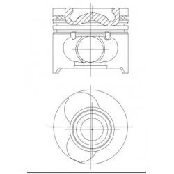 Motor Pi̇ston Segman 0.50 76.00 26pi̇m Clio II-III Kangoo-Megane II-III Symbol II-III-Sandero-Logan-Juke 1.5dci K9k