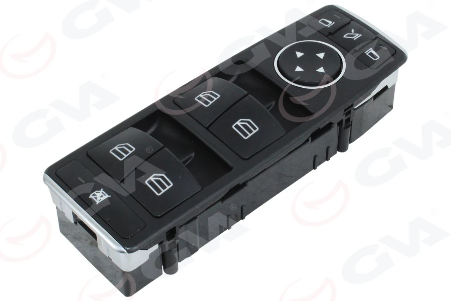 Cam Acma Salteri Ön Sol Siyah. Ayna Katlamali Mercedes W204 S204 X204 W212
