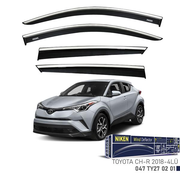 Kromlu Cam Rüzgarliği Toyota Chr 2018-4lü