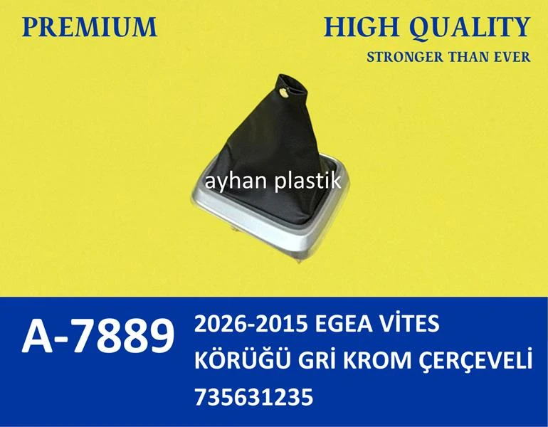 Vi̇tes Körüğü Gri̇ Krom Çerçeveli̇ Fi̇at Egea 15>