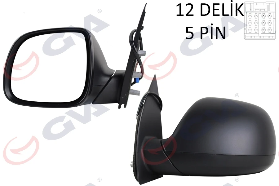 Dış Di̇ki̇z Aynası Sol Transporter T6 Caravelle 10 Elektri̇kli̇ Isitmali Asferi̇k 5 Fi̇ş Vm-6196ehal