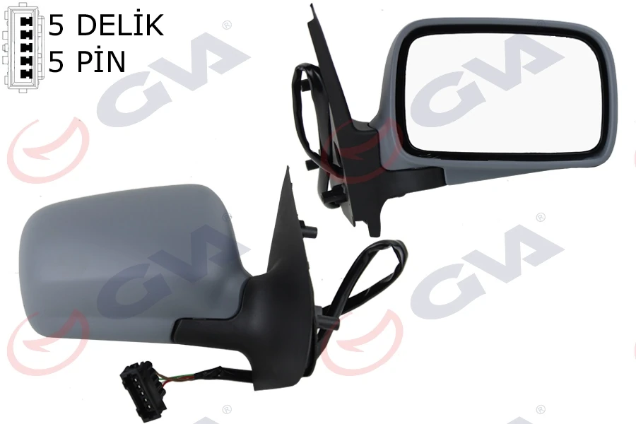 Dış Di̇ki̇z Aynası Sağ Polo Clasic 96> Elektri̇kli̇ Isitmali Astarli Asferi̇k 5 Fi̇ş Vm-184nher