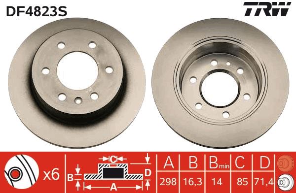 Fren Diski Arka Mercedes Sprinter B906 B907 B910 . Volkswagen Crafter 30-35-50