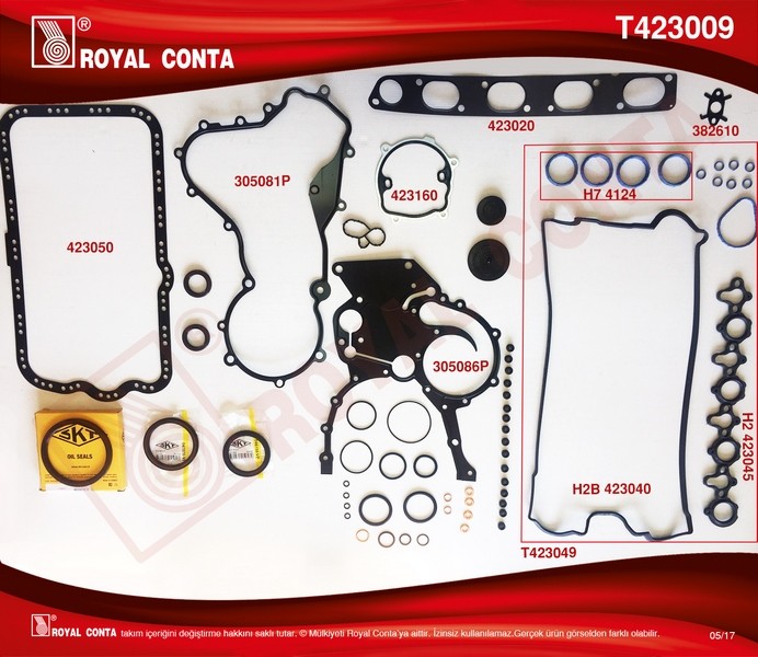 Takım Conta Skt Keçeli̇ Reinz Subp.last Skc Si̇z Master 2.2-2.5 Dci G9t-G9u