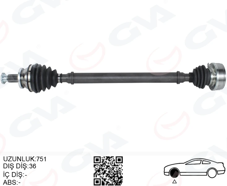 Gva Aks Komple Sağ Seat, Skoda, Volkswagen