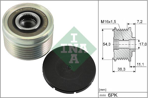 Alternatör Kasnaği Rulmanli Ducato-Scudo-Boxer-Expert-Jumper-Jumpy-Xsara 2.0-2.2-2.3 Jtd-Hdi̇ 6k