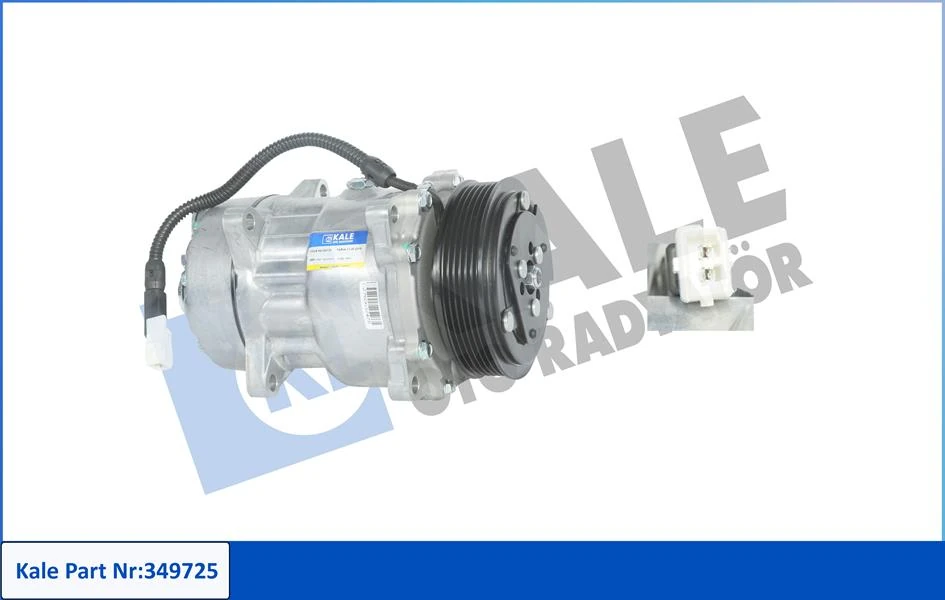 Kli̇ma Kompresörü Partner-Berlingo-Expert-Jumpy-P205-P206-P306-P406-P806-C5-Xsara-Boxer-Jumper-Ducato 1.8i̇-1.9d-2.0 Hdi