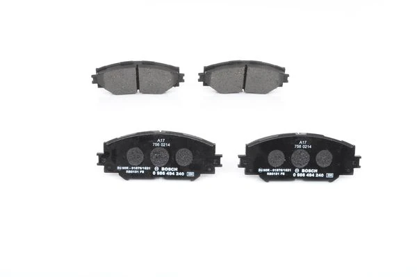 Ön Fren Balata Toyota Auris. Corolla 1.6l 1zr-Fe Zre151 07-11 / 1.33l 1nr-Fe Nre150 6 Vites 10-12