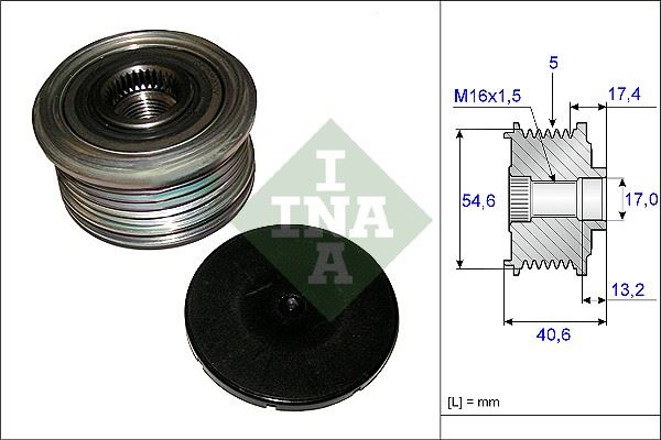Alternatör Kasnaği Renault Clio II 01> Symbol 12> Kangoo 01> Logan 05> Sandero 08> 1.5dci