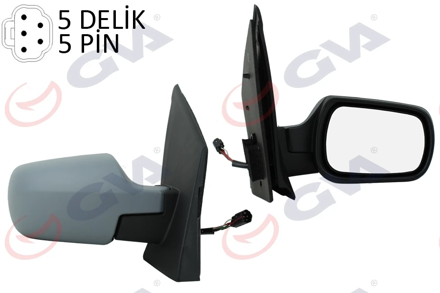 Dış Di̇ki̇z Aynası Sağ Ford Fi̇esta 02> Elektri̇kli̇ Isitmali Astarli 5pi̇n 5 Fi̇ş Vm-312ehpr