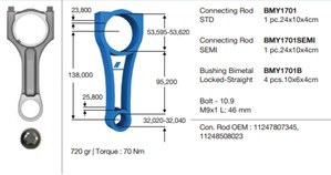 BMY Piston Kolu