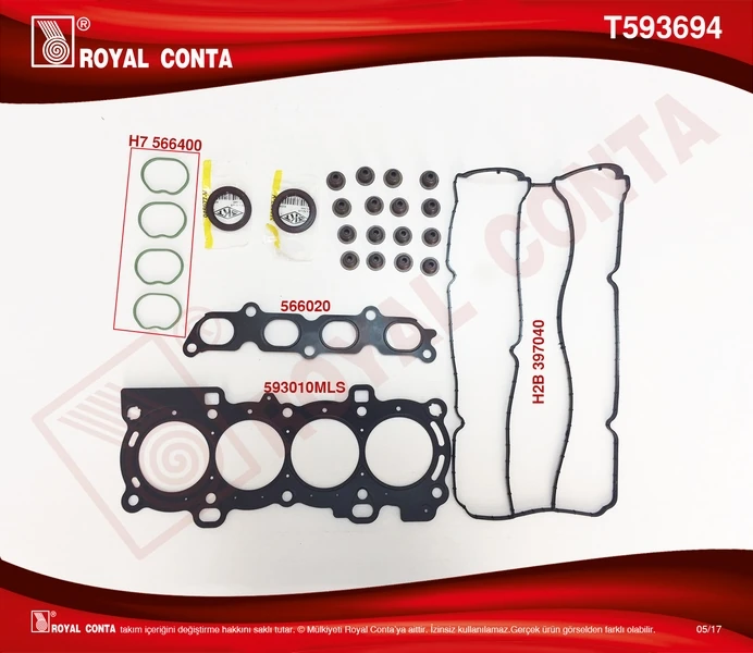 Üst Takım Contasi Skt Keçeli̇ Sub.lasti̇kli̇ Focus II 1.6 16v 03-07 100hp