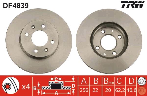 Ön Fren Di̇ski̇ Hava Kanalli Hyundai Accent Era 1.5l D4fa Crdi 06-> 1.4l G4ee 06-10 1.6l G4ed 06-10 / İ20 1.2l 1.4l Crdi Dizel 08-> 1.1l Crdi 12-> / Kia Rio 1.4l 1.6l Benzinli 05-> 1.5l D4fa Crdi̇ 06->
