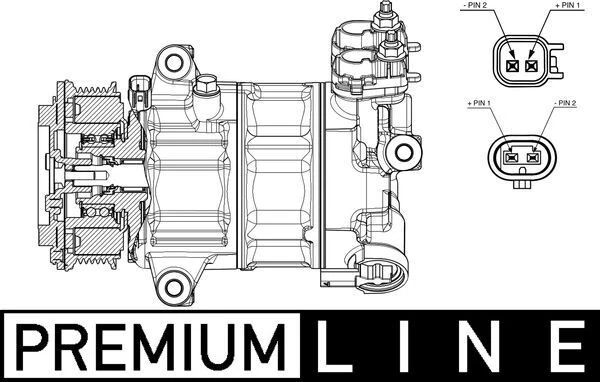Klima Kompresoru Focus IV 17> Kuga III 19> Puma 19> 1.0 Ecoboost Mi̇ld-Hybri̇d-1.5 Ecoblue