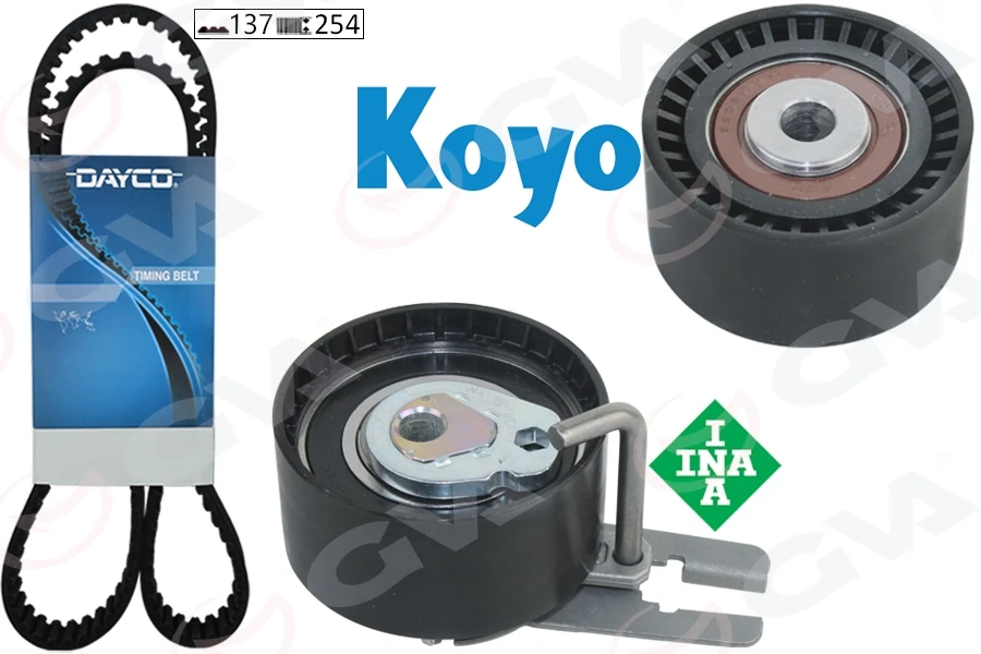 Eksantri̇k Gergi̇ Ki̇ti̇ P206-P207-P307-P308-P407-P3008-Expert-Partner-Berlingo-Jumpy-C2-C3-C4-C5-Xsara-Focus II-Fiesta V-Vi Volvo S40-C30-V50-Fiat Scudo Euro4 1.6 Hdi-Tdci̇