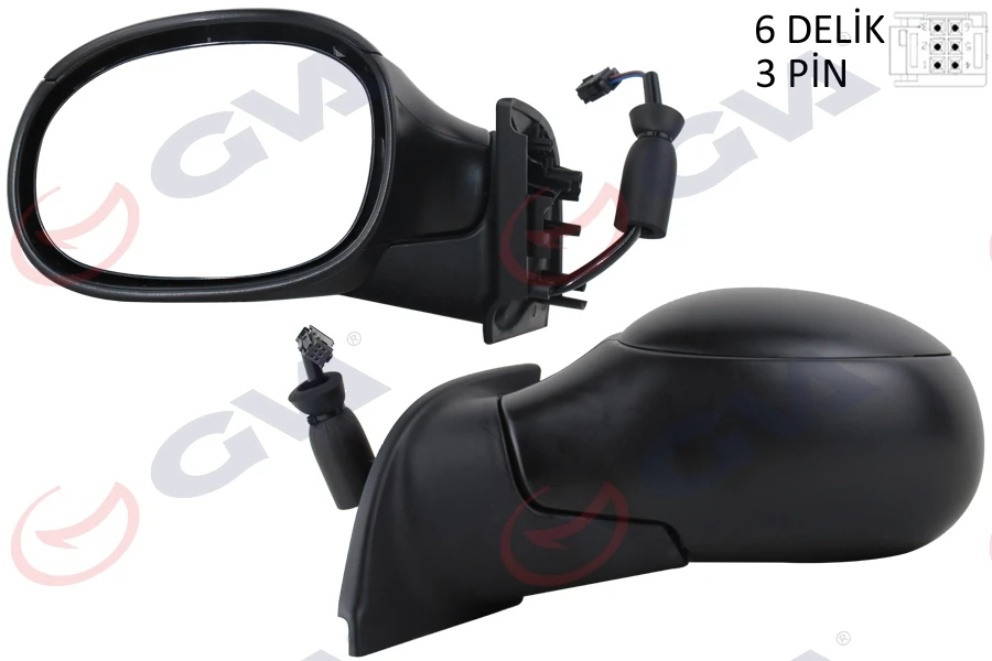 Dış Di̇ki̇z Aynası Sol C3 02 Elektri̇kli̇ Isitmali Konveks 3 Fi̇ş Vm-501el