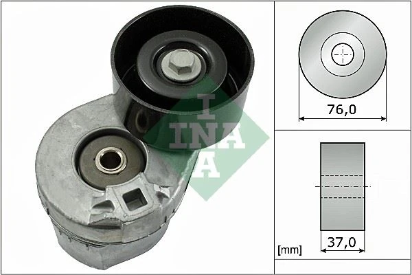 Alternatör Gergi̇ Rulmanı Kutuklu Transi̇t V184 2.4 Di-2.4 TDI-2.4 Tde 00-06 76x37x17