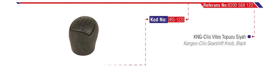 Vi̇tes Topuzu Si̇yah Clio II-Kangoo III