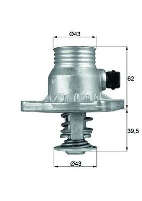 Termostat 105 BMW E38 E39 M60 62