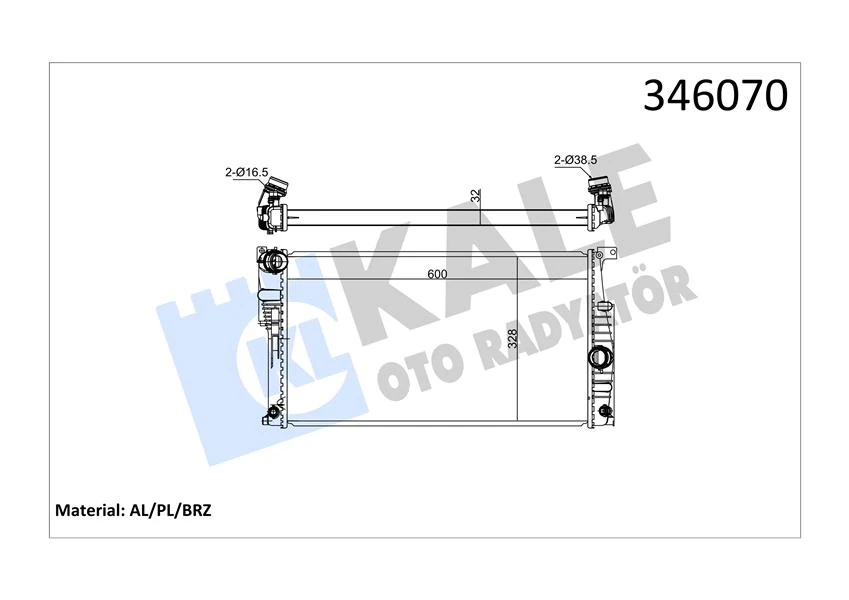 Motor Su Radyatoru BMW B38 N20 N26 N55 F20 F21 F22 F23 F30 F31 F34 F35 F32 F33 F36