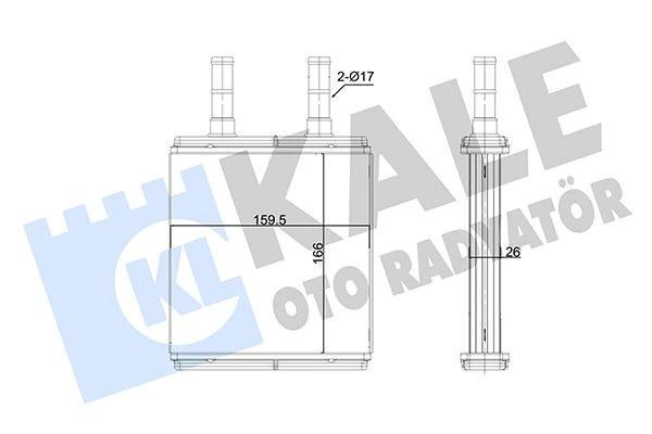 Kalori̇fer Radyatörü Hyundai Getz 1.5l D4fa 06-09-Alemi̇nyum