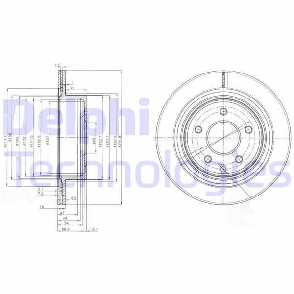 Arka Fren Di̇ski̇ Hava Kanalli Nissan Qashqai 1.5l Dci K9k Dizel J10de 06-13 / X-Trail 2.0l Qr20 M9r T30 T31 01-13 / Renault Koleos 08> Koleos II 16> 292 Çap X 5 Bijon-Takım Disk Fiyatıdır