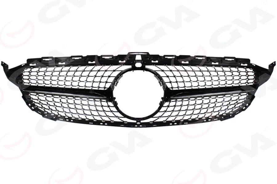 Panjur Krom/siyah. Kamerali. Diamond Mercedes C-Class W205 14 18