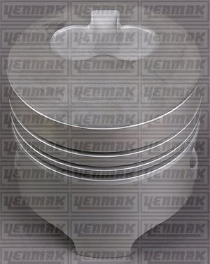 Motor Pi̇ston Segman Std 80.00 Çap Kangoo-Express-R19 1.9 Di̇zel F8q Çukurlu