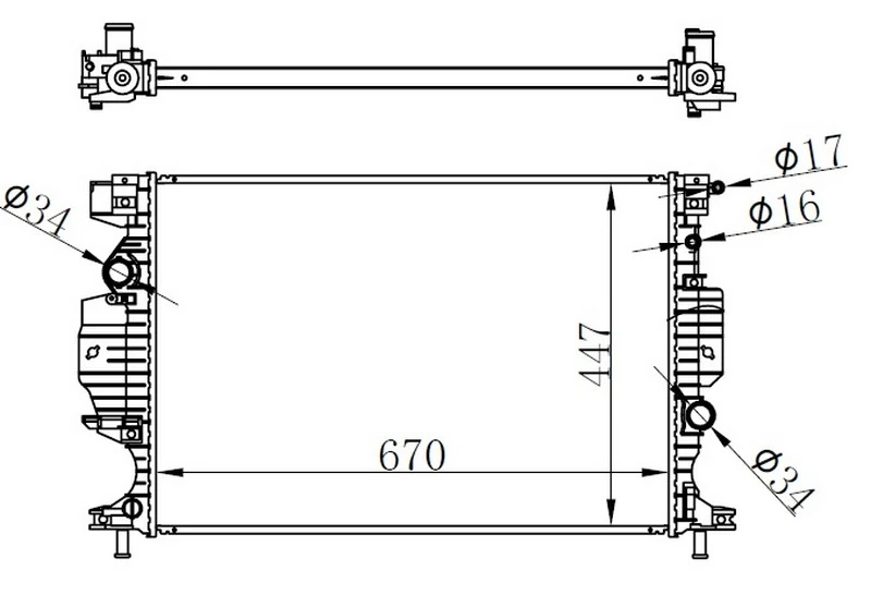 Motor Su Radyatoru Mondeo IV 14> Galaxy III 18> S-Max 18> 2.0 Tdci 1.5-2.0 Ecoboost