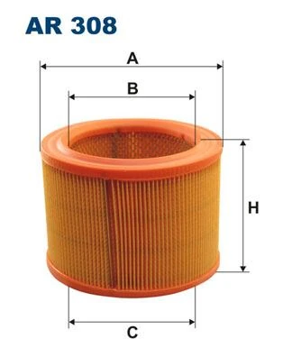 Hava Fi̇ltresi̇ Berlingo 96-- P.306 98-01-Partner 96-- Xsara 97-00 1.8d-1.9d
