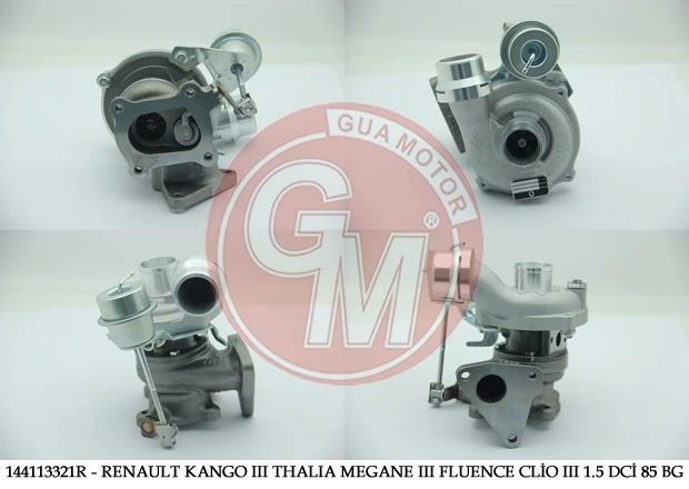 Turbo Şarj Renault Kango Megane II 1.5 Dci̇ 65-85 Bg