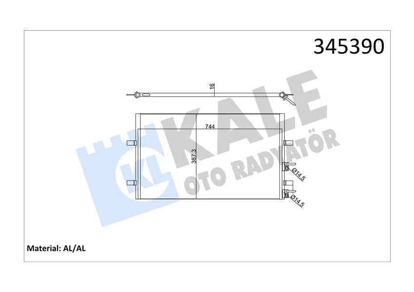 Kli̇ma Radyatörü Ford Transi̇t 06> V347