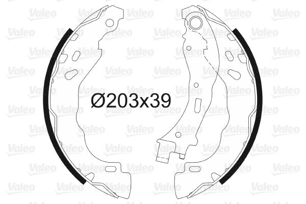 Arka Fren Balatasi Kampana Corsa F 19 C-Elysee 12 C3 09 C4 14 301 12 208 12 Ds3 15
