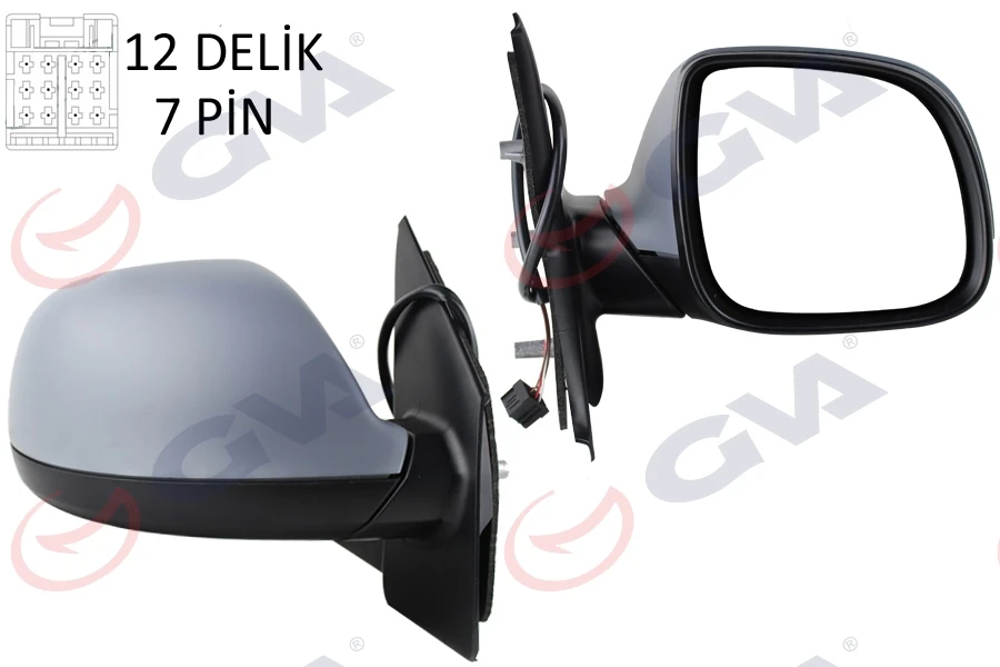 Dış Di̇ki̇z Aynası Sağ Transporter T6 Caravelle 10> Elektri̇kli̇ Isitmali Katlanir Astarli Konveks 7 Fi̇ş Vm-6196ebpr