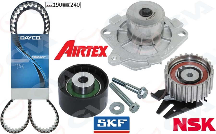 Devi̇rdai̇mli̇ Eksantri̇k Gergi̇ Ki̇ti̇ 190x240 Bravo 96 Doblo 01 Marea 99-02-Idea 04 1.9jtd Ktb317 Teflonlu Kadış