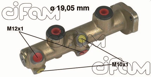 X Fren Ana Merkez 19.05mm P205 HB 1.0-1.1 83-87-R9-R11 1.1-1.2-1.4-1.7 D 83-89
